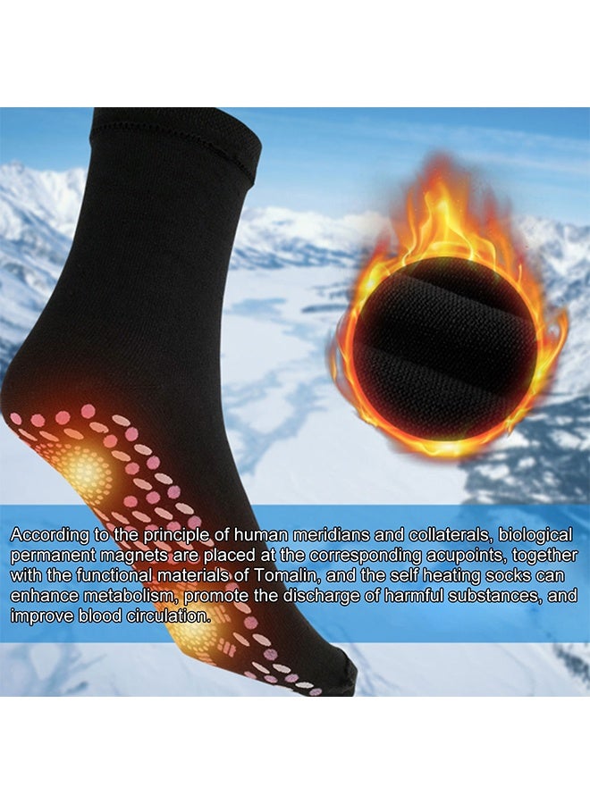 SOUTH MOON Tourmaline Slimming Health Sock, Heated Socks, Self Heating Socks, Tourmaline Self-Heating Magnetic Socks, Massage Socks for Men and Women, Foot Warmer Socks, Great for Outdoor Mountaineering, Skiing, Fishing - Image 5